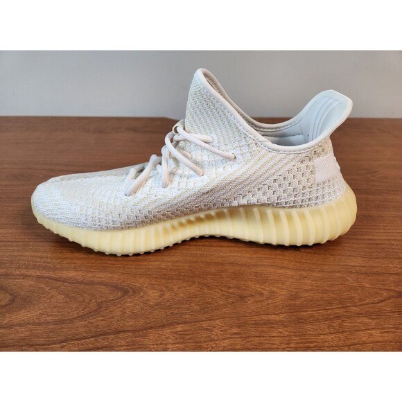 Adidas Men\'s Yeezy Boost 350 V2 Sneakers ~ Natural ~ FZ5246 Size 10 ~ W/ Box main image 15